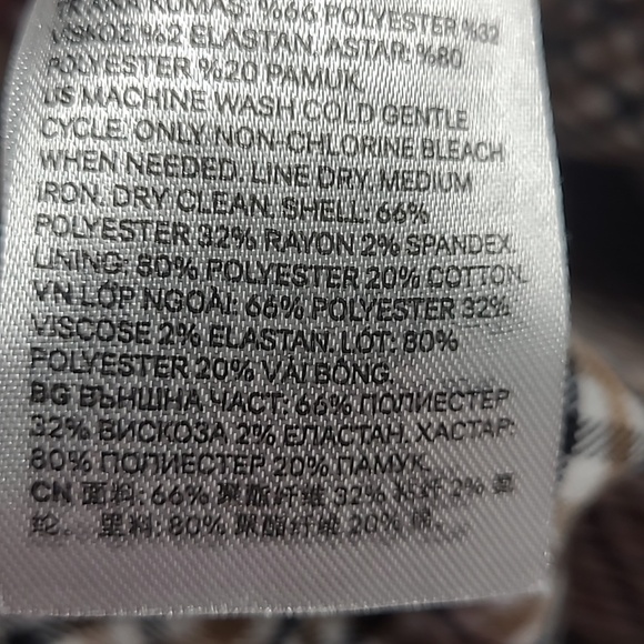 H&M Size 10 Gingham High Waisted Shorts - Picture 6 of 6